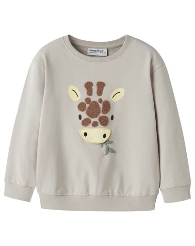 Name It - NMMHole Sweatshirt - Chateau Gray